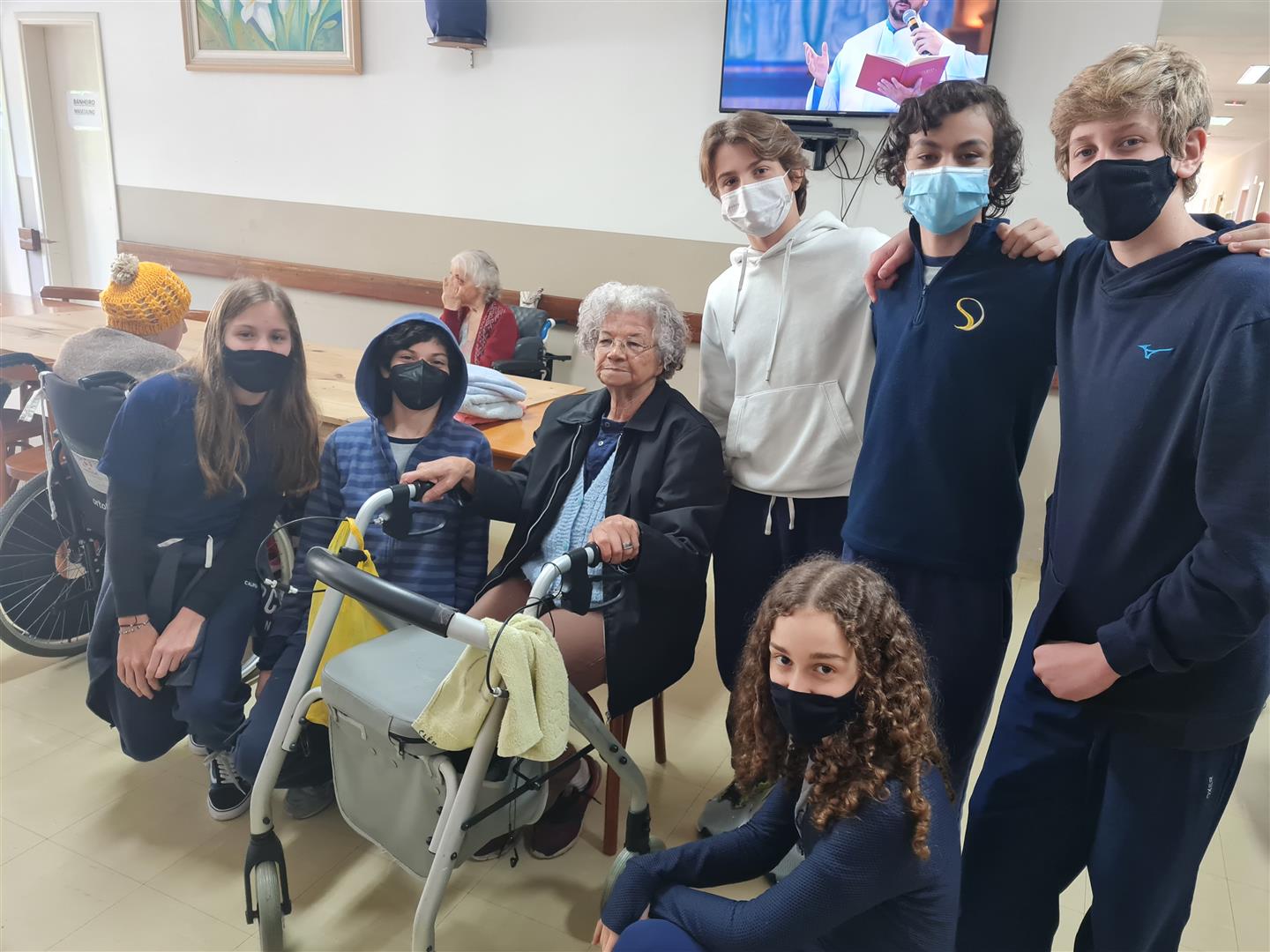 Visita do 8º ano ao Lar Associação Vicentina