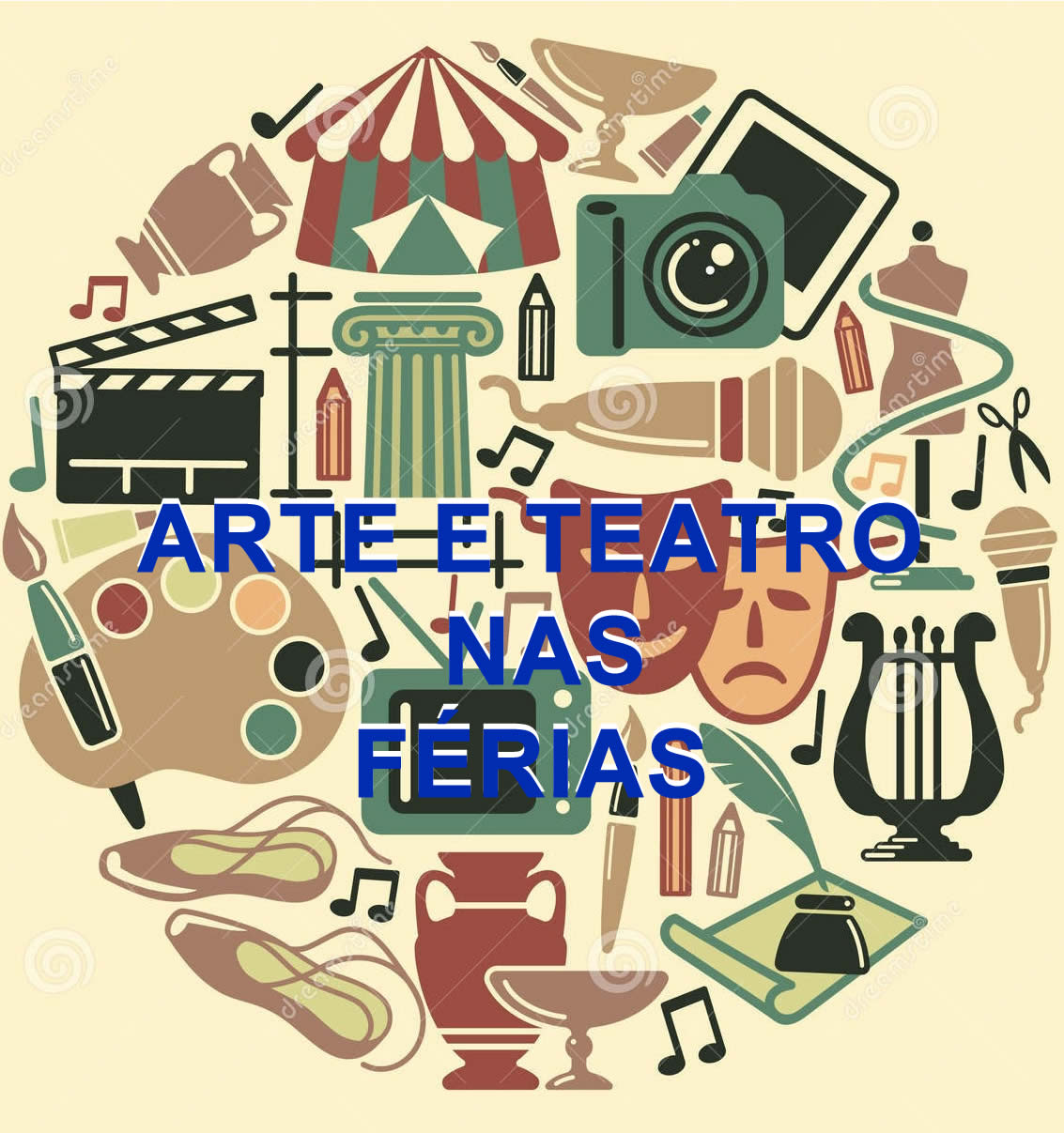Arte e teatro nas Férias