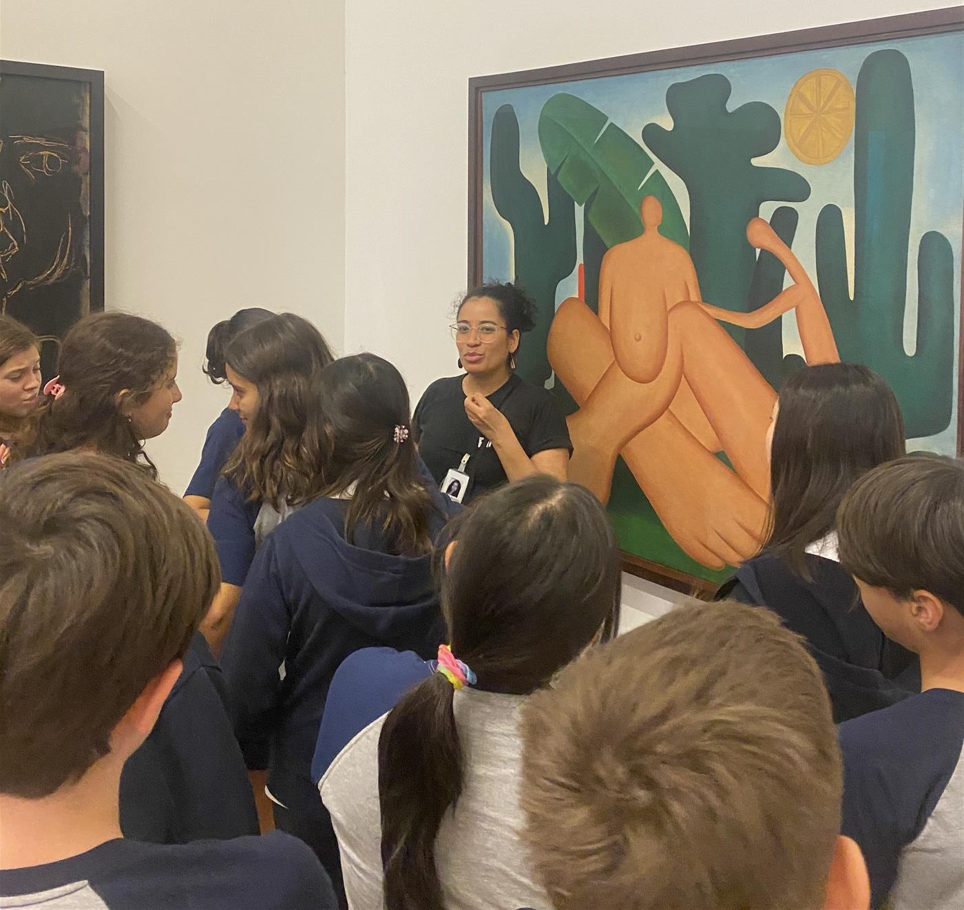O 7º ano visita a Pinacoteca de SP