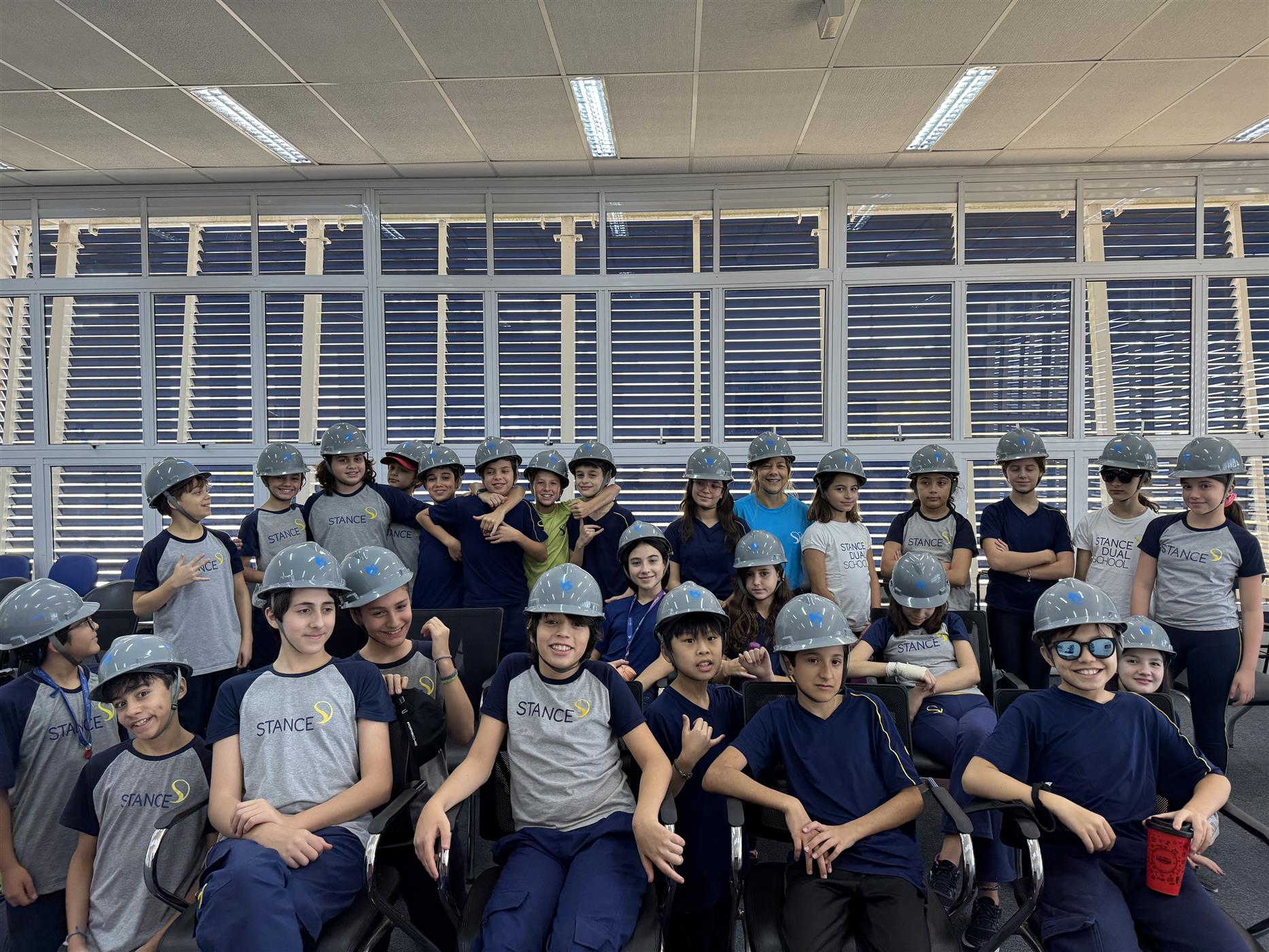 As turmas de 6º ano visitam à Sabesp