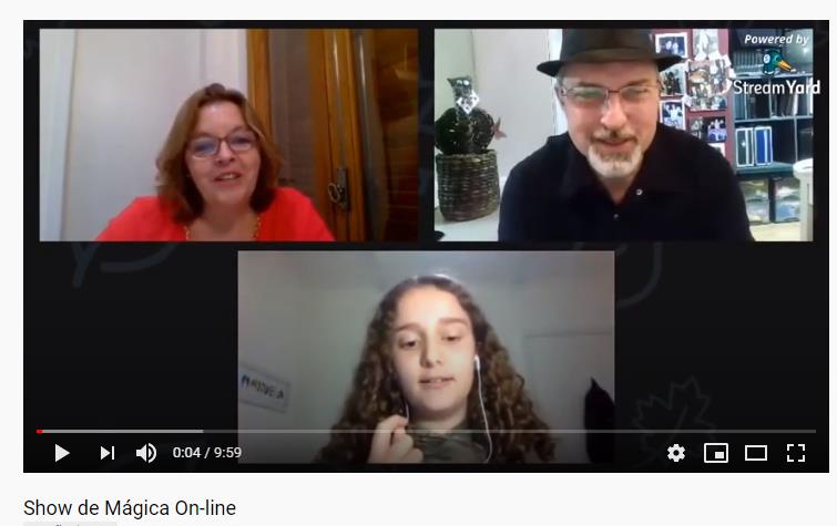 Shows de Mágica On-line para os alunos do EF1/EF2